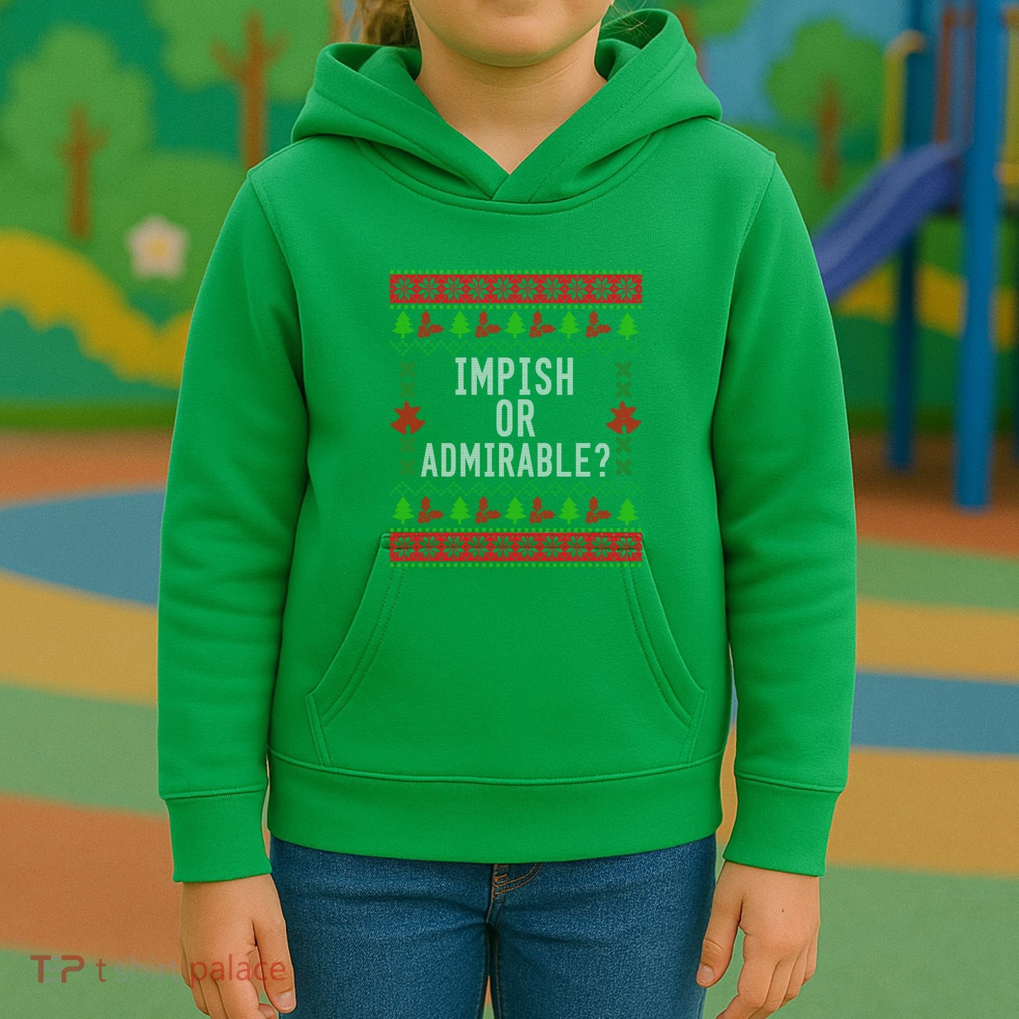 Impish Or Admirable Kids Hoodie