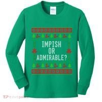 Impish Or Admirable Kids Long Sleeve Shirt thumb 0