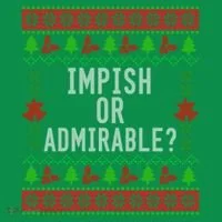 Impish Or Admirable Kids Long Sleeve Shirt thumb 2