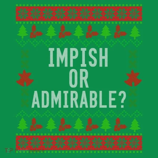 Impish Or Admirable Kids Long Sleeve Shirt