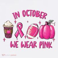 In October Breast Cancer Football Oktoberfest Halloween Women's Hoodie thumb 2
