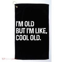 I'm Old But I'm Like Cool Old Man Golf Towel thumb 0