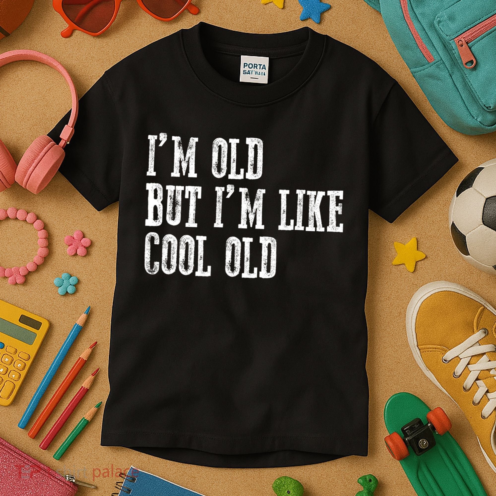 IM Old But IM Like Cool Old Funny Saying Kids T-Shirt