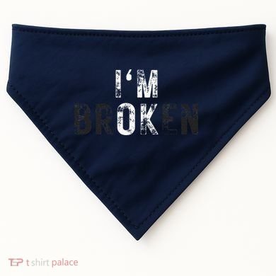 IM Ok Broken USA-Made Doggie Bandana