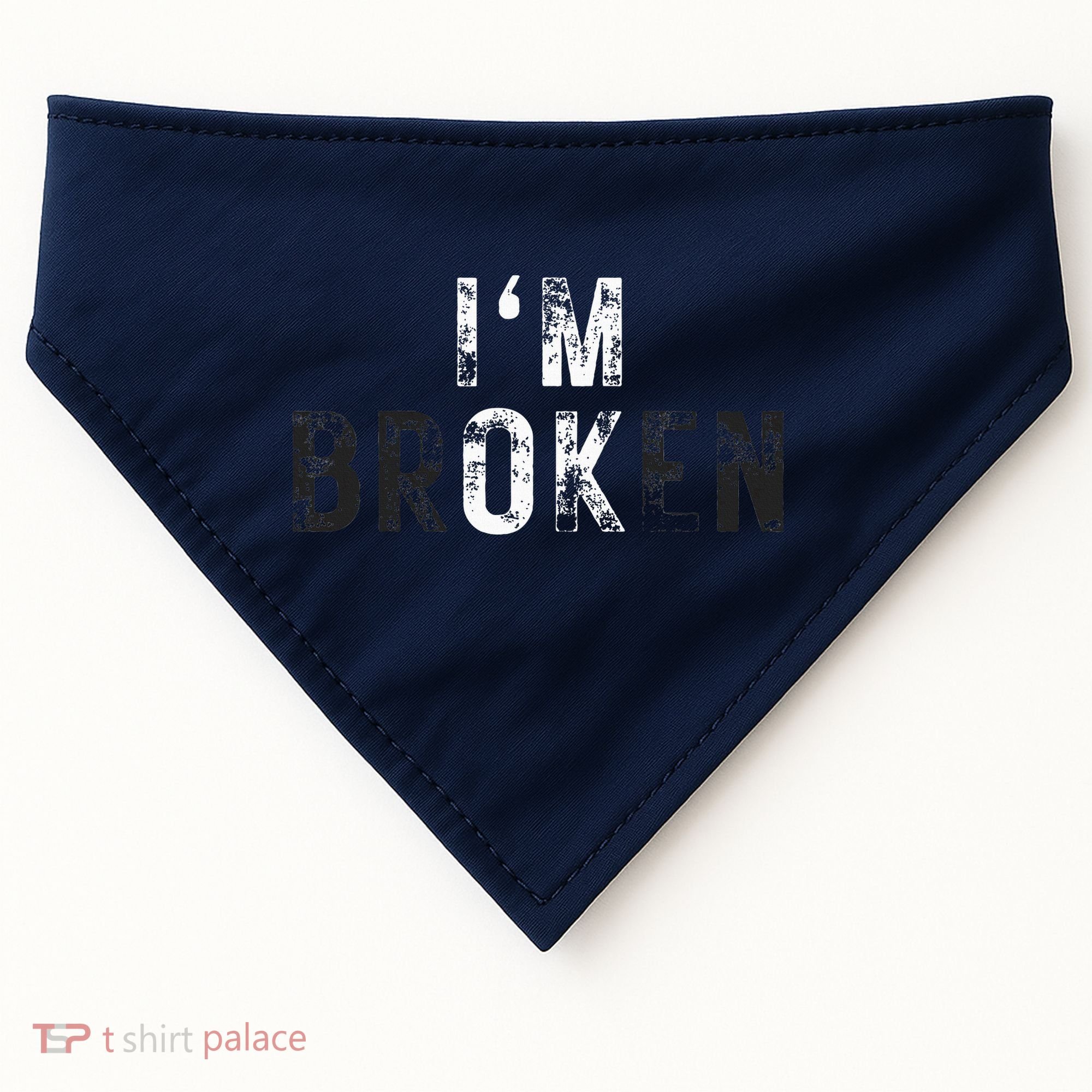 IM Ok Broken USA-Made Doggie Bandana