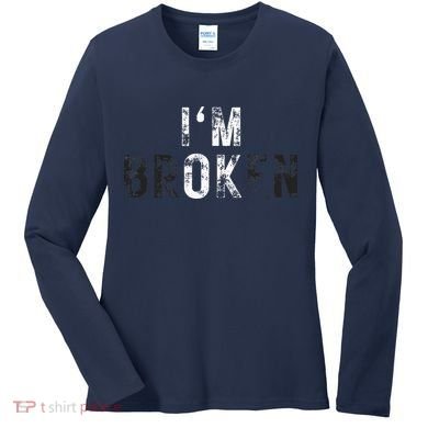 IM Ok Broken Women's Long Sleeve Shirt