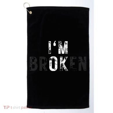 Im Ok Broken Golf Towel