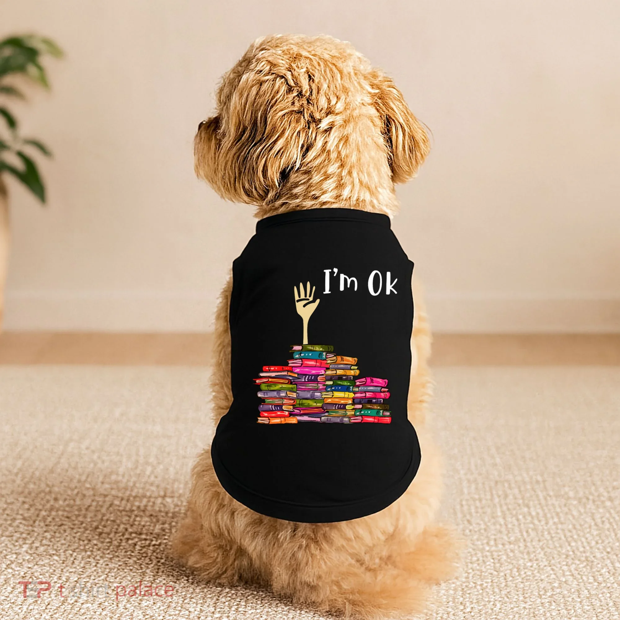 IM Ok Book Doggie Tank