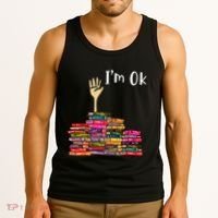 IM Ok Book Tank Top thumb 3