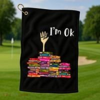IM Ok Book Golf Towel thumb 1