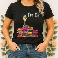 IM Ok Book Women's T-Shirt thumb 2
