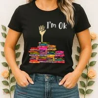 IM Ok Book Women's T-Shirt thumb 2