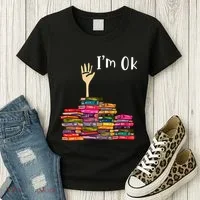 IM Ok Book Women's T-Shirt thumb 3
