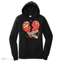 Im Ok Broken Heart Graphic Bandages Bandaids Women's Hoodie thumb 0