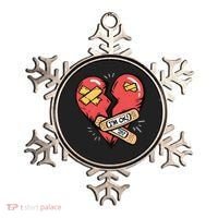 Im Ok Broken Heart Graphic Bandages Bandaids Ornament thumb 0