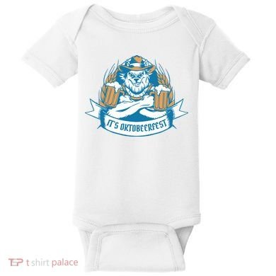 It's Oktoberfest Beer Baby Bodysuit