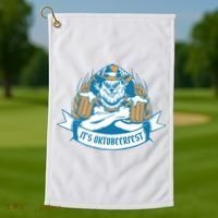 It's Oktoberfest Beer Golf Towel thumb 1