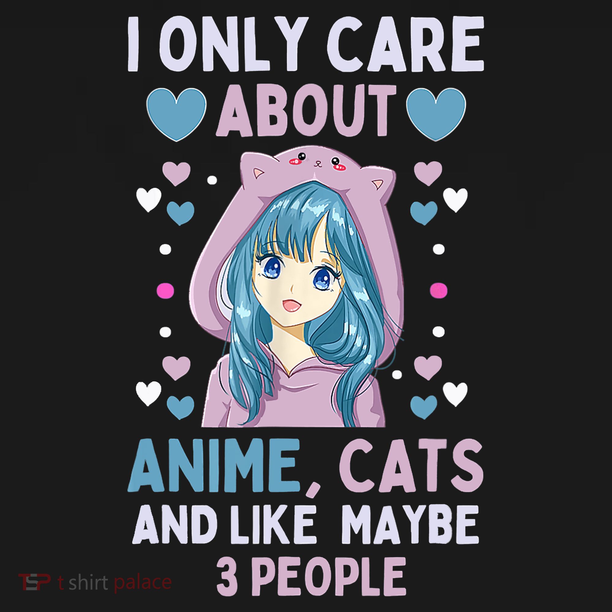 I Only Care About Anime & Cats And Like 3 People Japan Anime Apron