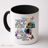 I Only Can Imagine Faith Christian Jesus God Coffee Mug thumb 0
