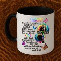 I Only Can Imagine Faith Christian Jesus God Coffee Mug thumb 2