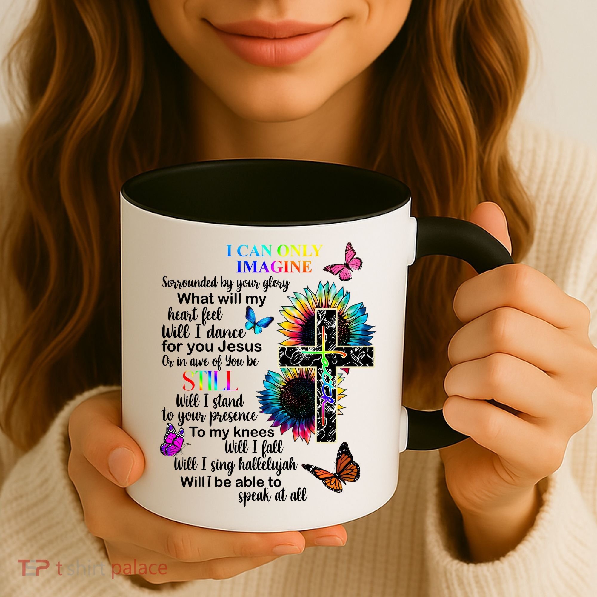 I Only Can Imagine Faith Christian Jesus God Coffee Mug