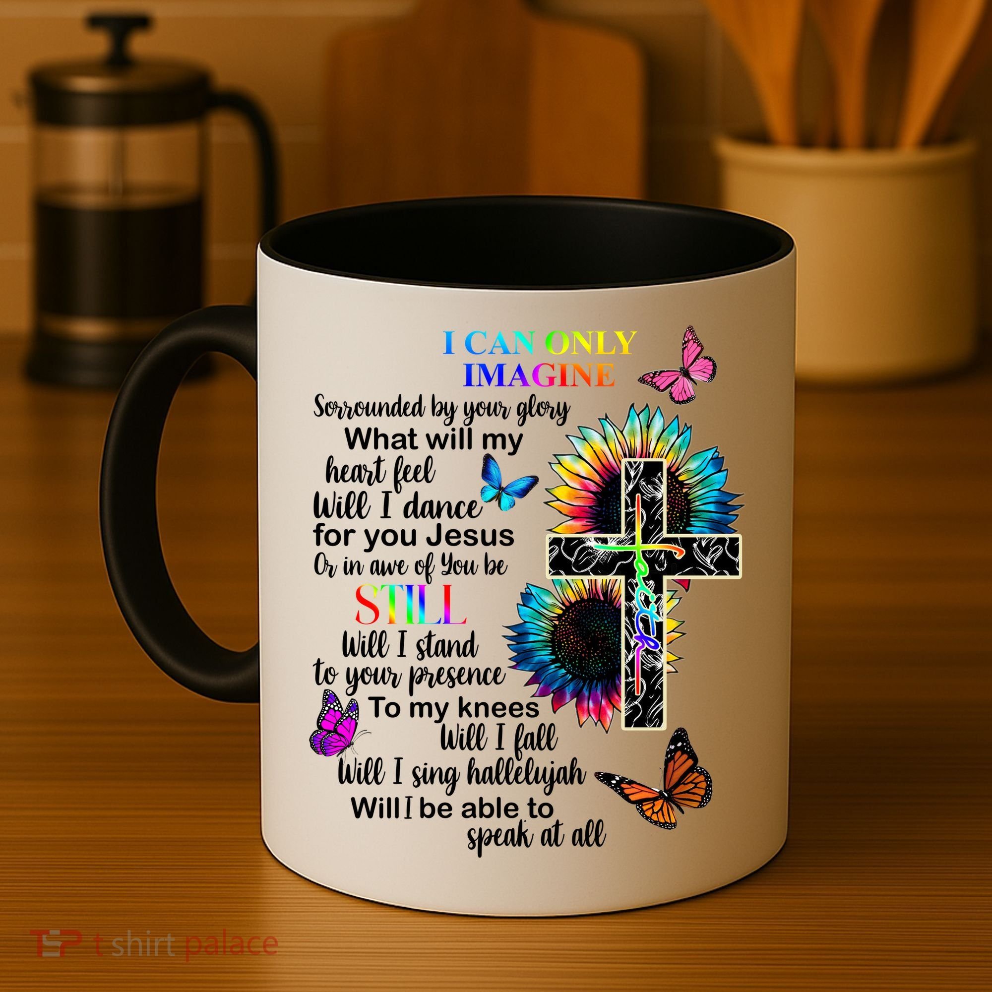 I Only Can Imagine Faith Christian Jesus God Coffee Mug