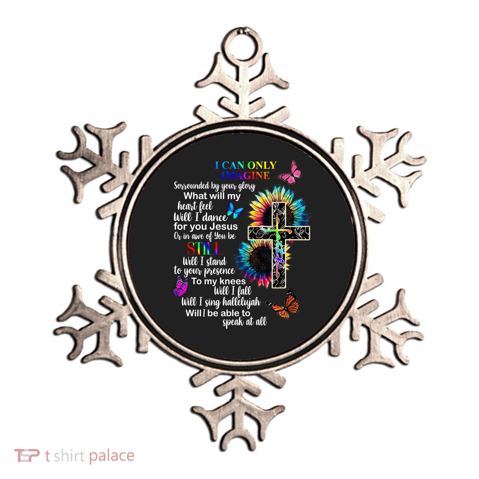 I Only Can Imagine Faith Christian Jesus God Ornament