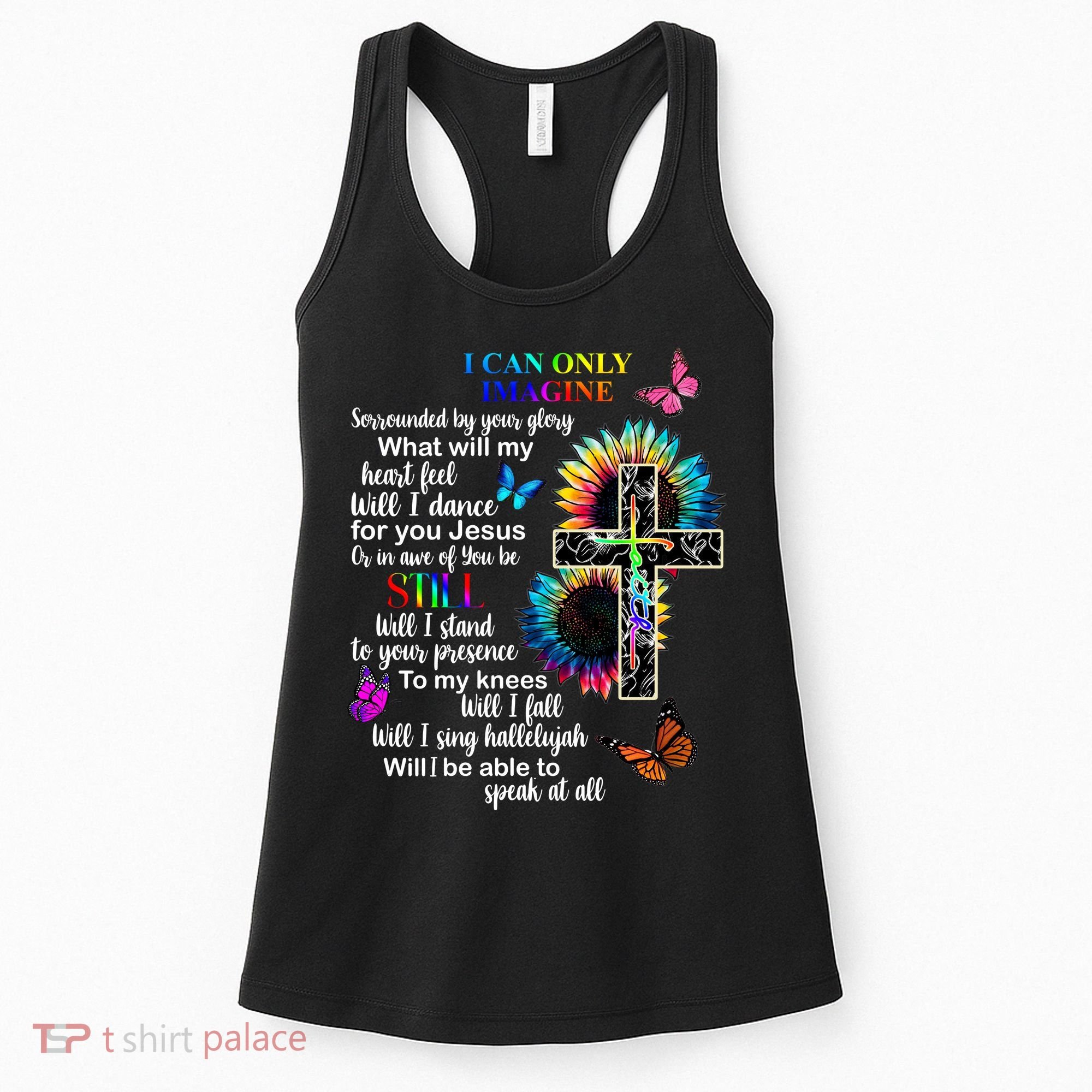 I Only Can Imagine Faith Christian Jesus God Women's Tank Top
