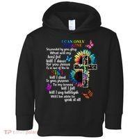 I Only Can Imagine Faith Christian Jesus God Toddler Hoodie thumb 0