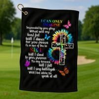 I Only Can Imagine Faith Christian Jesus God Golf Towel thumb 1
