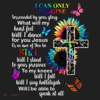 I Only Can Imagine Faith Christian Jesus God Golf Towel thumb 3