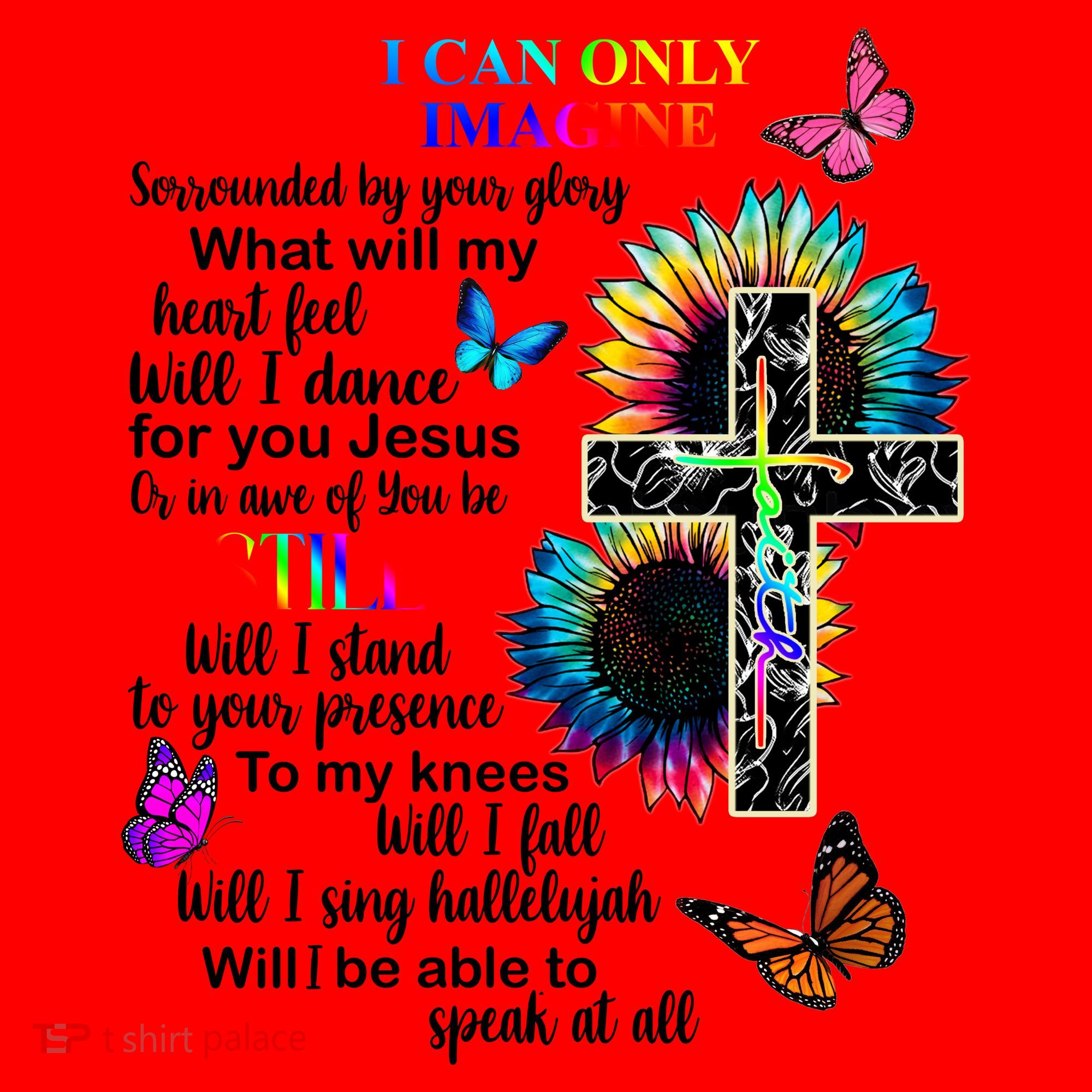 I Only Can Imagine Faith Christian Jesus God Santa Hat