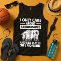 I Only Care About Tardigrades & Like 3 People Tank Top thumb 4