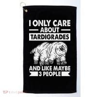 I Only Care About Tardigrades & Like 3 People Golf Towel thumb 0