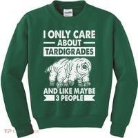 I Only Care About Tardigrades & Like 3 People Kids Sweatshirt thumb 0