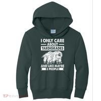 I Only Care About Tardigrades & Like 3 People Kids Hoodie thumb 0