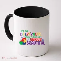 Its Our Differences They Make Us Unique And Beautiful Coffee Mug thumb 0