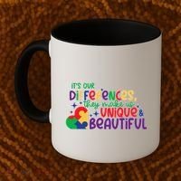 Its Our Differences They Make Us Unique And Beautiful Coffee Mug thumb 2