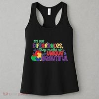 Its Our Differences They Make Us Unique And Beautiful Women's Tank Top thumb 3
