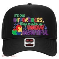 Its Our Differences They Make Us Unique And Beautiful Hat thumb 0