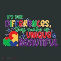 Its Our Differences They Make Us Unique And Beautiful T-Shirt thumb 7