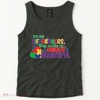 Its Our Differences They Make Us Unique And Beautiful Tank Top thumb 2