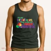 Its Our Differences They Make Us Unique And Beautiful Tank Top thumb 3