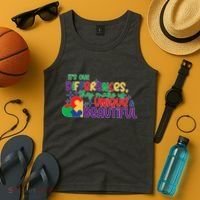 Its Our Differences They Make Us Unique And Beautiful Tank Top thumb 4