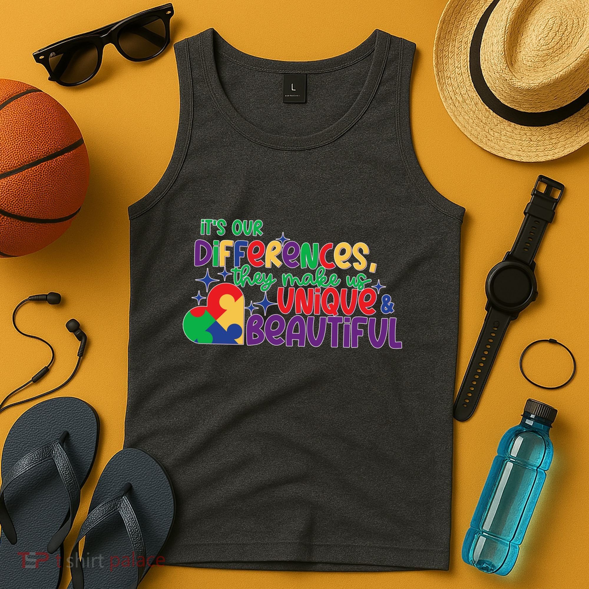 Its Our Differences They Make Us Unique And Beautiful Tank Top