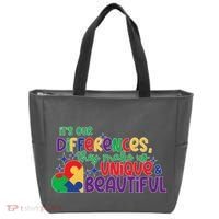 Its Our Differences They Make Us Unique And Beautiful Tote Bag thumb 0