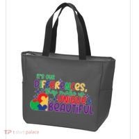 Its Our Differences They Make Us Unique And Beautiful Tote Bag thumb 3