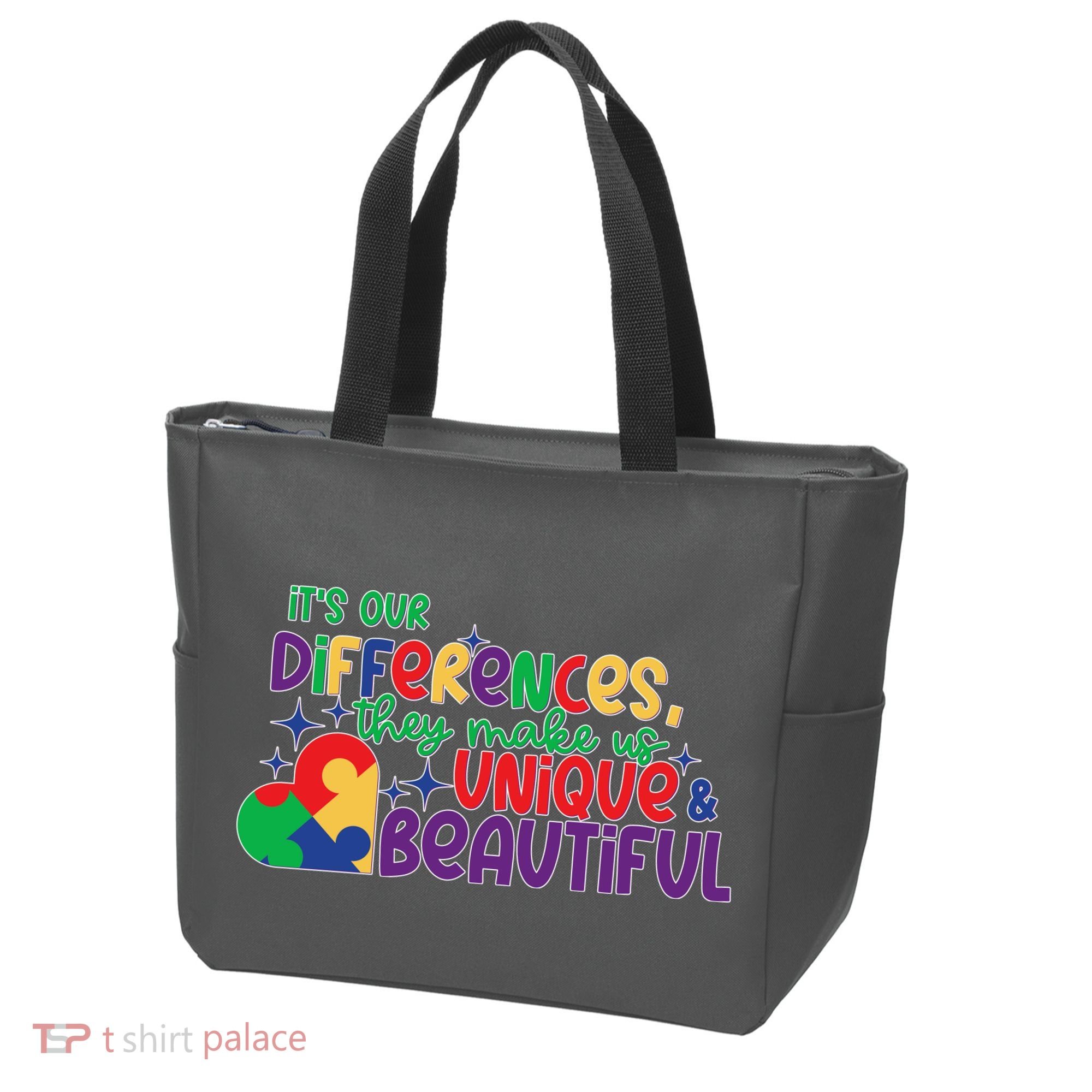Its Our Differences They Make Us Unique And Beautiful Tote Bag