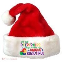 Its Our Differences They Make Us Unique And Beautiful Santa Hat thumb 0