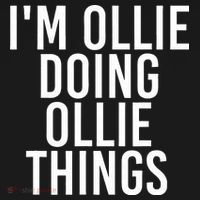 I'M OLLIE DOING OLLIE THINGS Funny Birthday Name Gift Idea Kids Sweatshirt thumb 2